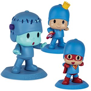 Boneco Pocoyo Vinil Macio Frankenstein Príncipe Super-herói