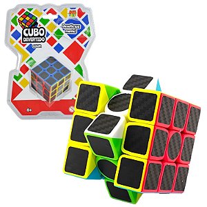 Cubo Mágico Brinquedo Puzzle Raciocínio 3x3x3 Desafio Color