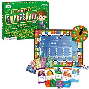 Jogo De Tabuleiro Pequeno Empresário Infantil Compra Aluguel
