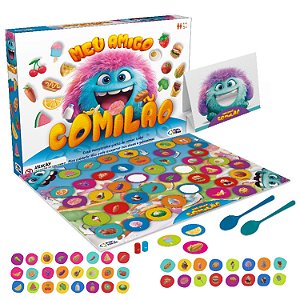 Jogo Meu Amigo Comilão Tabuleiro Educativo Alimento Saudável