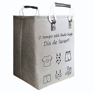 Cesto De Roupa Suja Organizador Multiuso Lavanderia Com Alça
