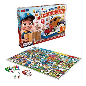 Jogo De Tabuleiro Meu Primeiro E-commerce Infantil Amigos