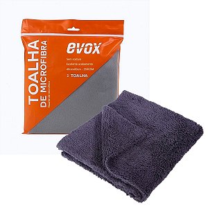 Toalha De Microfibra Carro Automotiva Sem Costura 40x60 Evox