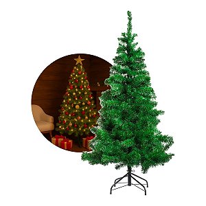 Árvore De Natal Grande Pinheiro Luxo Cheia 1,50m  320 Galhos