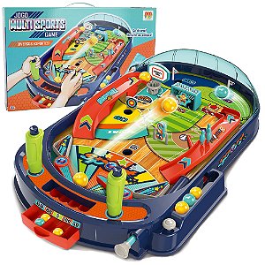 Jogo Fliperama Pinball Brinquedo Retro Multi Sports Infantil