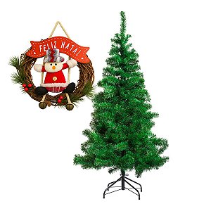 Árvore Natal 800 Galhos Decoração Grande Cheia 2,1m + Brinde