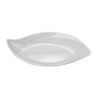 Travessa De Melamina Funda Folha 50cm Prato Servir Brilhante
