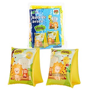 Boia De Braço Infantil Inflável Piscina Praia 30cm Floresta
