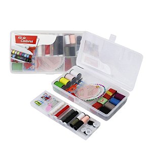 Kit de Costura Completa Reparo De Roupa Agulha Linha 135 Pçs