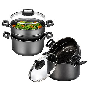 Panela A Vapor Cozivapor Cuscuzeira Antiaderente 3,2 L Mta