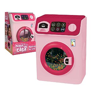 Máquina De Lavar Infantil Brinquedo Lava Roupa Movimento Som