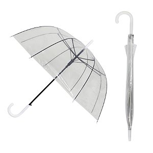 Guarda Chuva Automático Grande Transparente Adulto Sombrinha