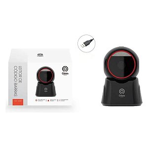 Leitor Código De Barras Scanner Fixo QR Code USB PDV Com Fio