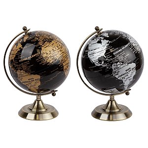 Globo Terrestre Giratório Político Educacional 20 cm