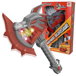 Machado Dinossauro Infantil Brinquedo Dino Luz Som Movimento
