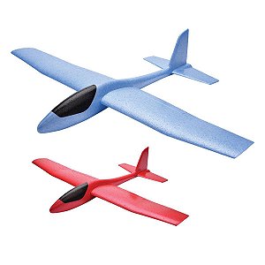 Avião Planador 85cm Super Leve Brinquedo Infantil Voo Longo
