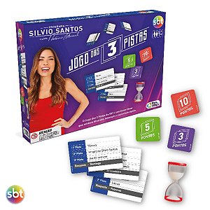 Jogo das 3 Pistas SBT Perguntas e Respostas Game Show