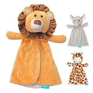 Naninha Bebê Pelúcia Animais Macia Para Dormir Antialérgica