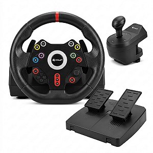 Volante Gamer Pedais Cambio Para Pc Ps5 Ps4 Xbox Series 8em1