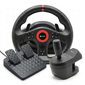Volante Gamer 270° Pedais Cambio Para Pc Ps4 Xbox Series 7x1