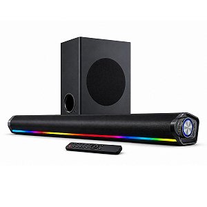 Soundbar Caixa de Som Home Theater Bluetooth Subwoofer 40W