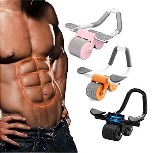 Roda Abdominal Dupla Apoio Cotovelo Exercício Lombar Abdomen