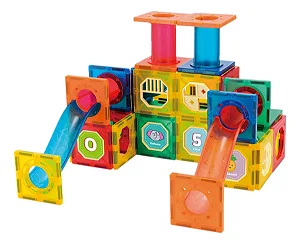 Blocos De Montar Encaixe Magnéticos Brinquedo Infantil Imãs