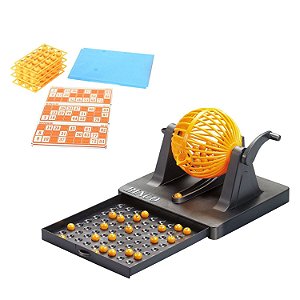 Jogo Bingo Infantil 48 Cartelas 90 Bolinhas Globo Giratorio