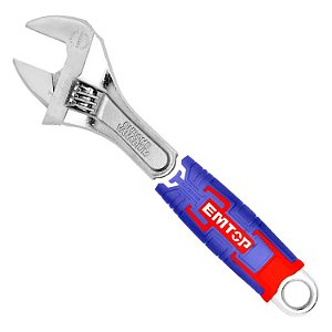 Chave Inglesa Ajustável 10 Pol Emtop Aço Crv Profissional