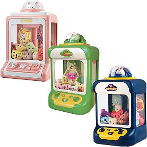 Brinquedo Garra Máquina Diversão Pegar Bichinho Pelúcia Sapo