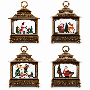 Lanterna Luminária Natalina Decorativa Iluminação Interna