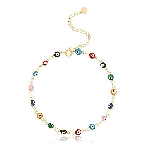 PULSEIRA OLHO GREGO PEQUENO COLORIDO