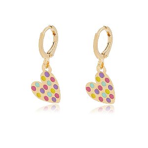 BRINCO ARGOLA POP IT COLORIDO EM RESINA