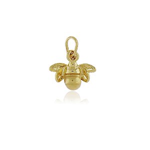 PINGENTE VAGALUME COLORIDO COM RESINA QUE BRILHA NO ESCURO E BANHADO A OURO 18K