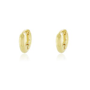 BRINCO ARGOLA BÁSICA PEQUENA ABAULADA 0,9 CM