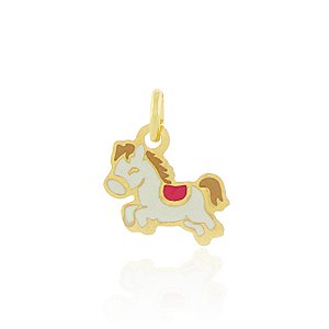PINGENTE CAVALO COLORIDO EM RESINA