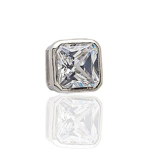 PINGENTE PONTO DE LUZ ZIRCÔNIA CRISTAL COM MOLDURA LISA