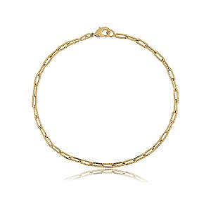 PULSEIRA MASCULINA LOCKS BANHADA A OURO 18K