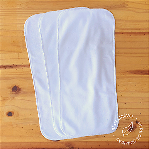 Liner reutilizável para fralda ecológica - Kit com 6 unidades