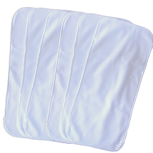 Liner reutilizável para fralda ecológica - Kit com 6 unidades