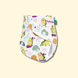 Fralda ecológica Abacate | Coleção Fraldadinhos