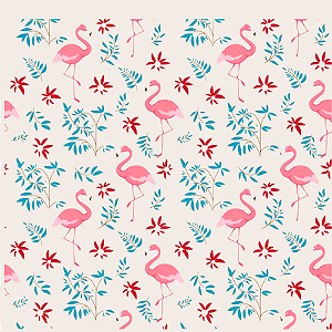 Kit fralda Ecológica Fraldadinhos Flamingos com 2 absorventes Toalha de 4 e 6 camadas