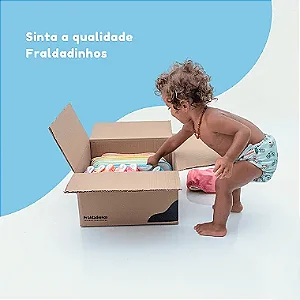 Enxoval 24 Fraldas Ecológicas Fraldadinhos
