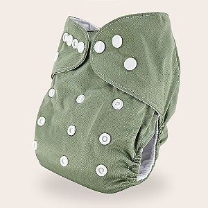 Fralda ecológica - Oliva