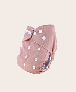 Fralda ecológica - Lisa - Pêssego