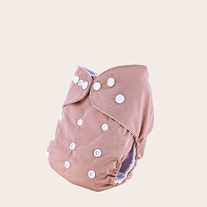 Fralda ecológica - Lisa - Pêssego