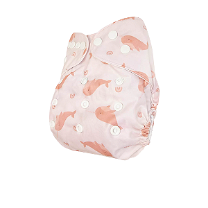 Fralda ecológica - Baleia