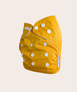 Fralda ecológica - Mostarda