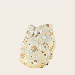 Fralda ecológica - Boho sol