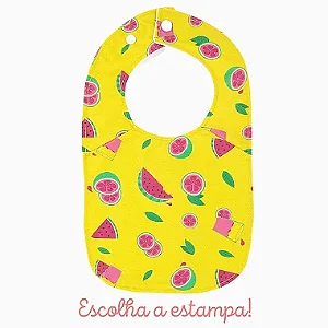 Babador impermeável Fraldadinhos Estampa Bichinhos